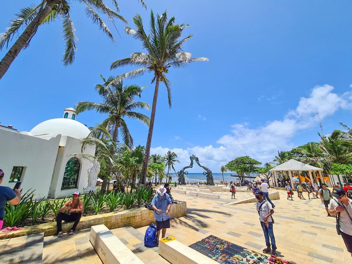 Apartamento En Fraccionamiento Privado 6 Personas Con Piscina Cerca De La Playa Playa del Carmen Extérieur photo
